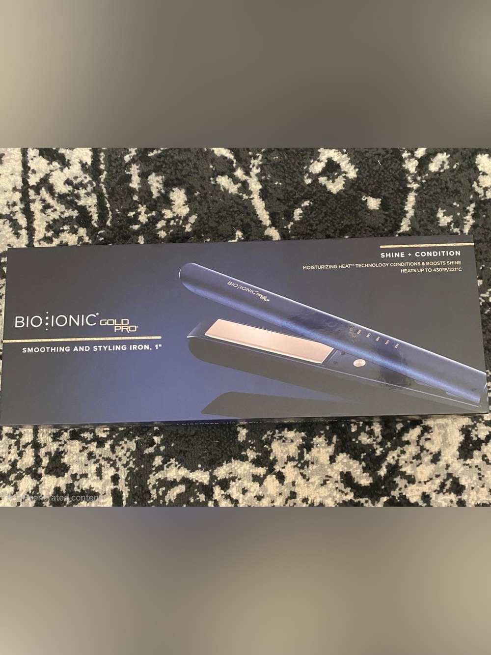 Bio Ionic Gold Pro 1" Smoothing & Styling Iron - Blue